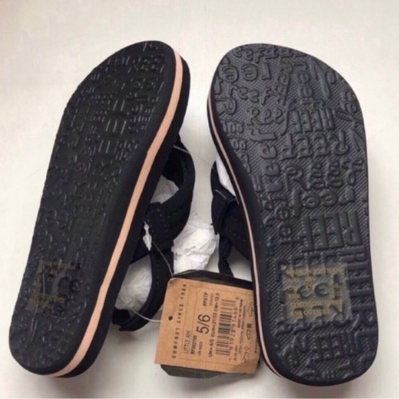 New Girls Sandals Shoes REEF Little Ahi Toddler Girls' Flip Flop Sandals Sz 5/6 - Picture 10 of 11